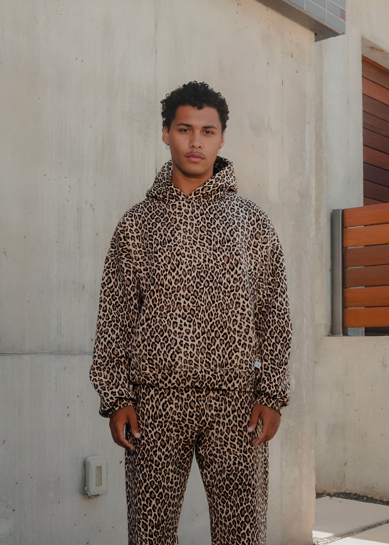 Valenia Luxe Leopard Hoodie